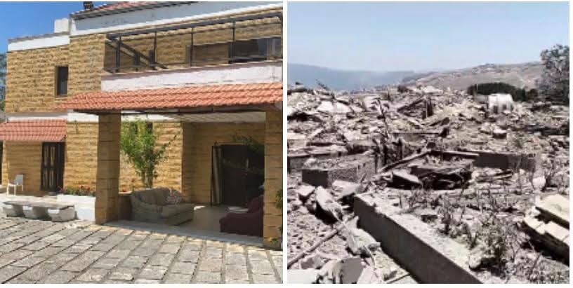 ..ارة تدمر منزل الوزير والنائب الراحل أنور صبّاح في النبطية.