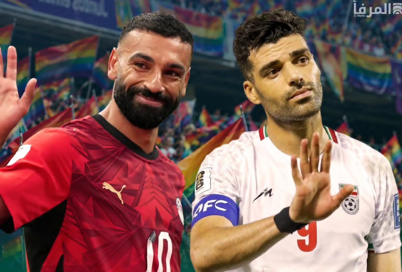 مواجهة مصر وإيران في كأس العالم 