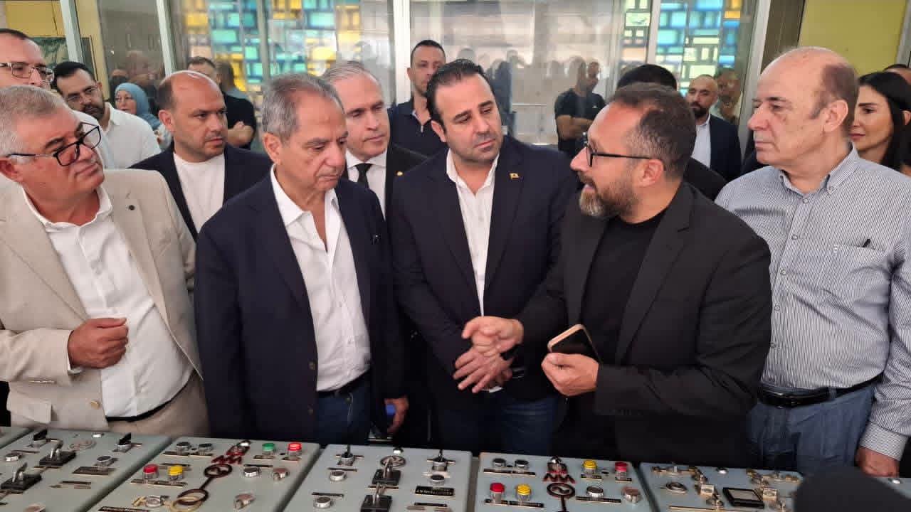 متفقداً معمل بولس أرقش في مستهل جولته الجزينية  الصدي: 