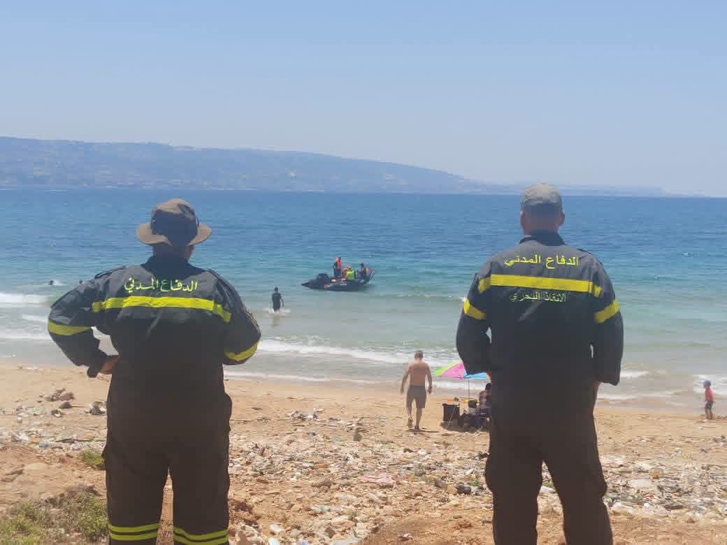 إنشاء نقطة مراقبة مؤقتة لوحدة الإنقاذ البحري التابعة للدفاع المدني في الميناء خلال عطلة نهاية الأسبوع