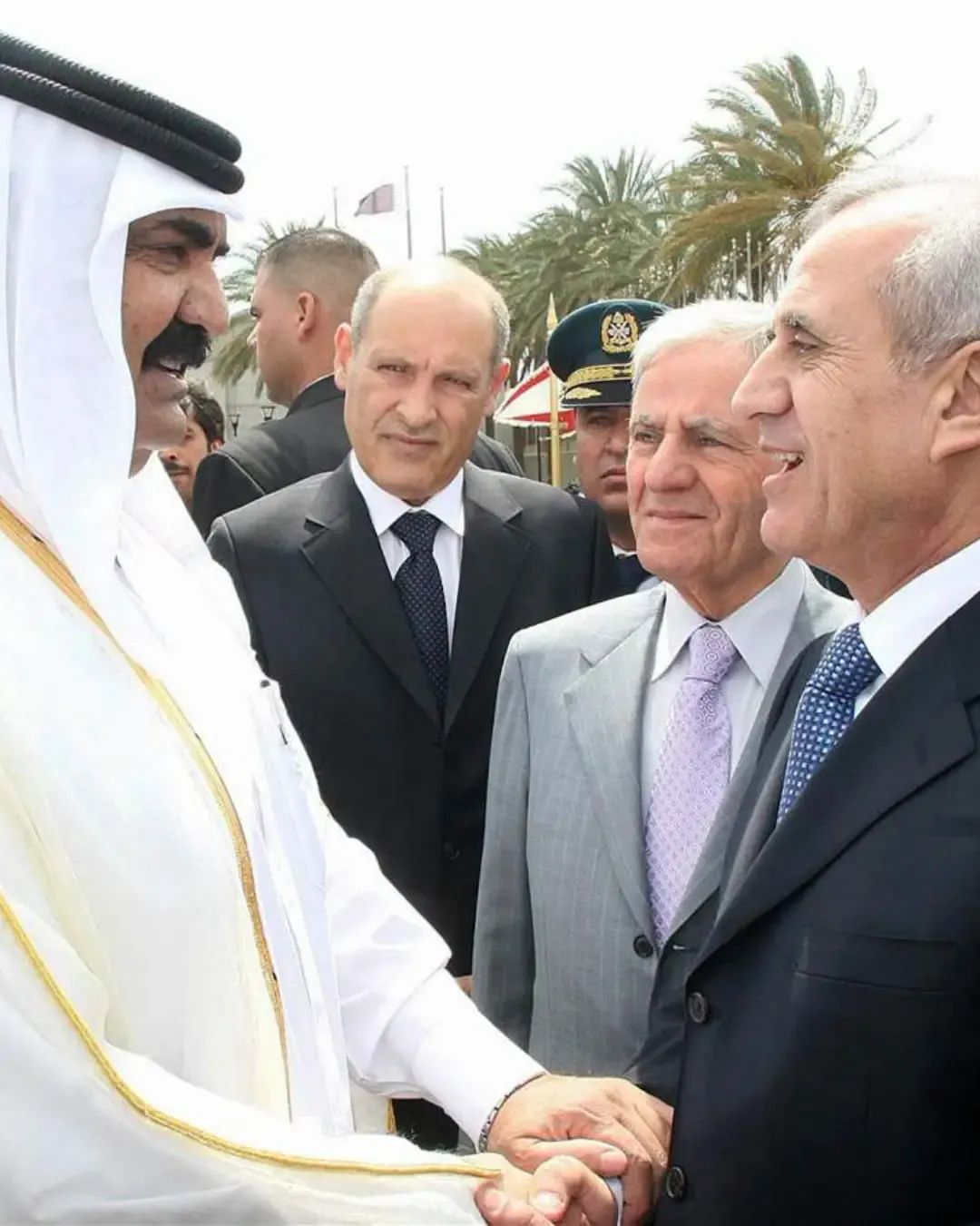 أبرز زيارات الراحل أمير دولة قطر الي لبنان