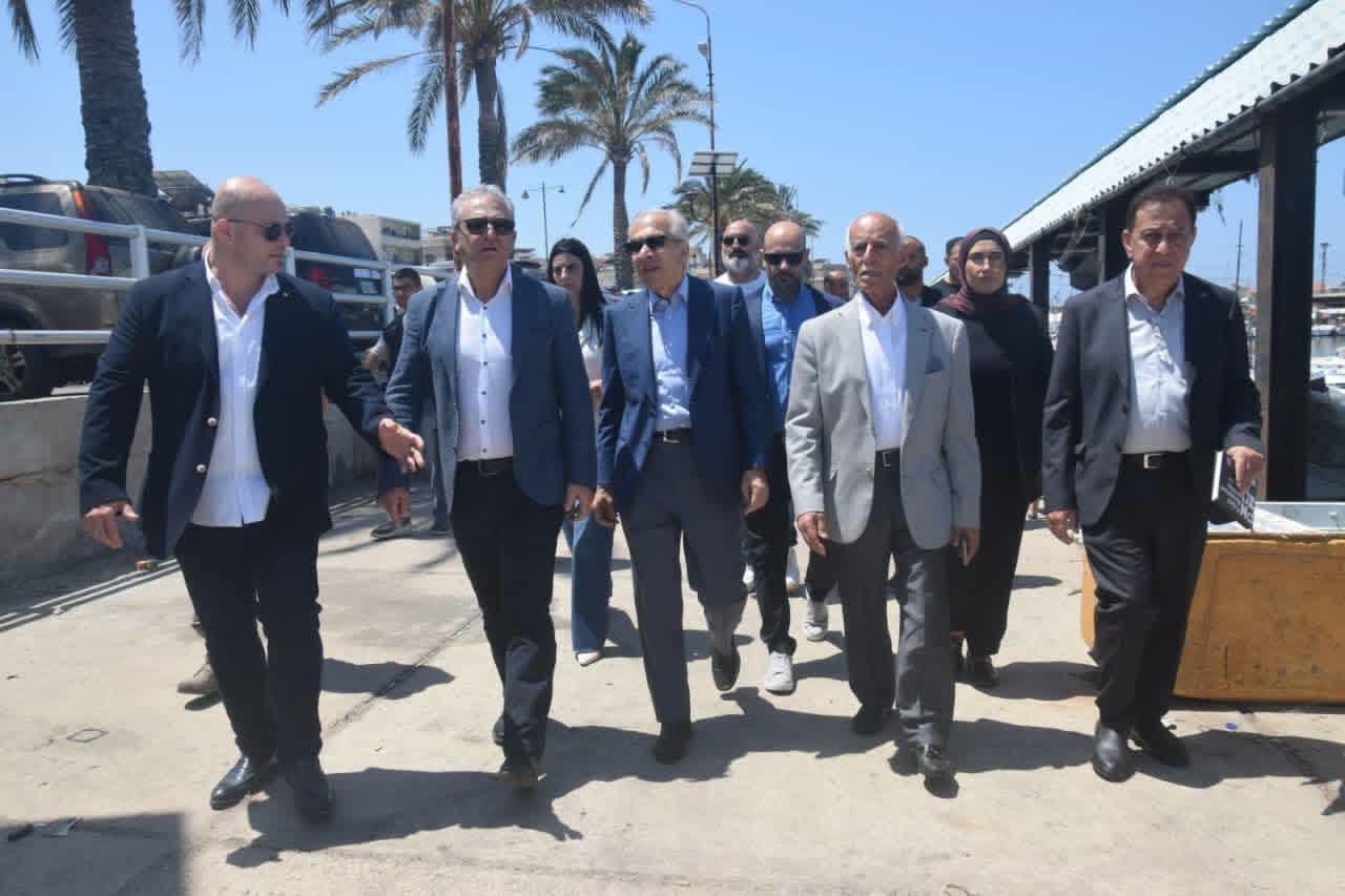 وزير الاقتصاد الدكتور عامر بساط في صيدا