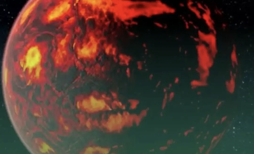 رصد غلاف جوّي يحيط بكوكب صخري يُشبه الأرض