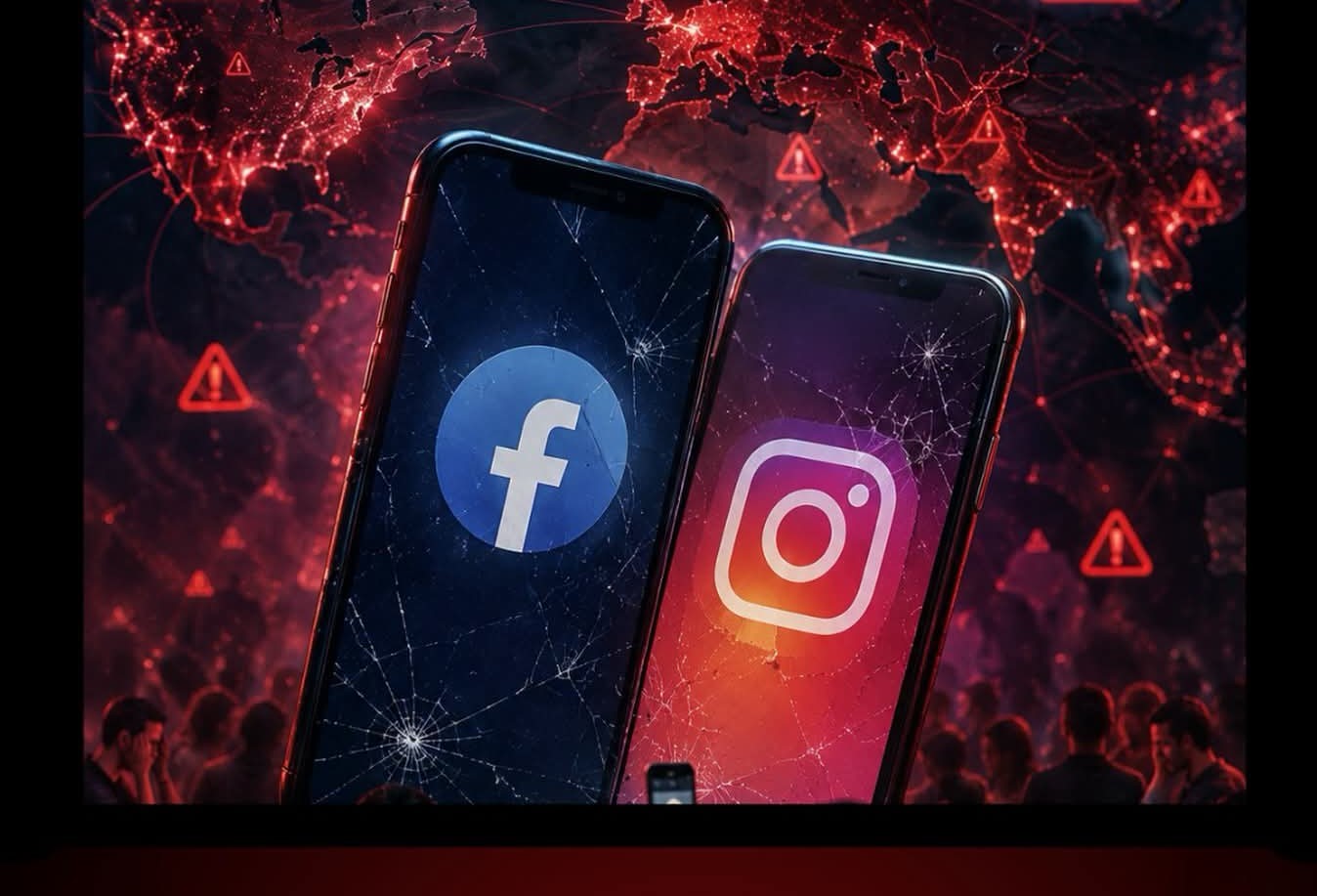عطل تقني واسع يضرب منصتي فيسبوك