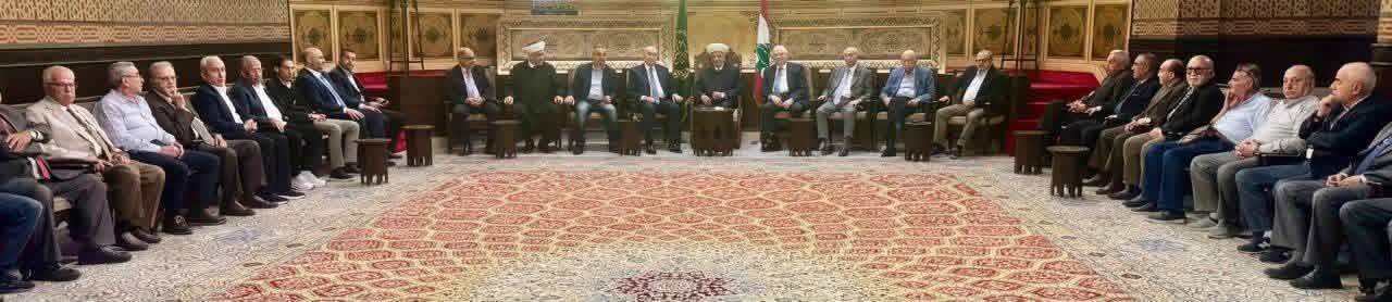 مفتي الجمهورية اللبنانية يستقبل وفدا من منتدى حوار بيروت برئاسة النائب فؤاد مخزومي