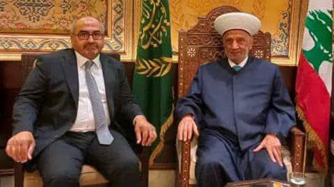استقبل مفتي الجمهورية اللبنانية الشيخ عبد اللطيف دريان