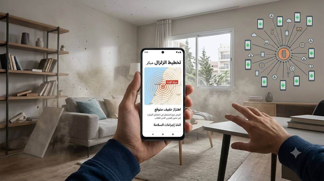 كيف تحوّل هاتفك الأندرويد إلى نظام إنذار مبكر للزلازل؟