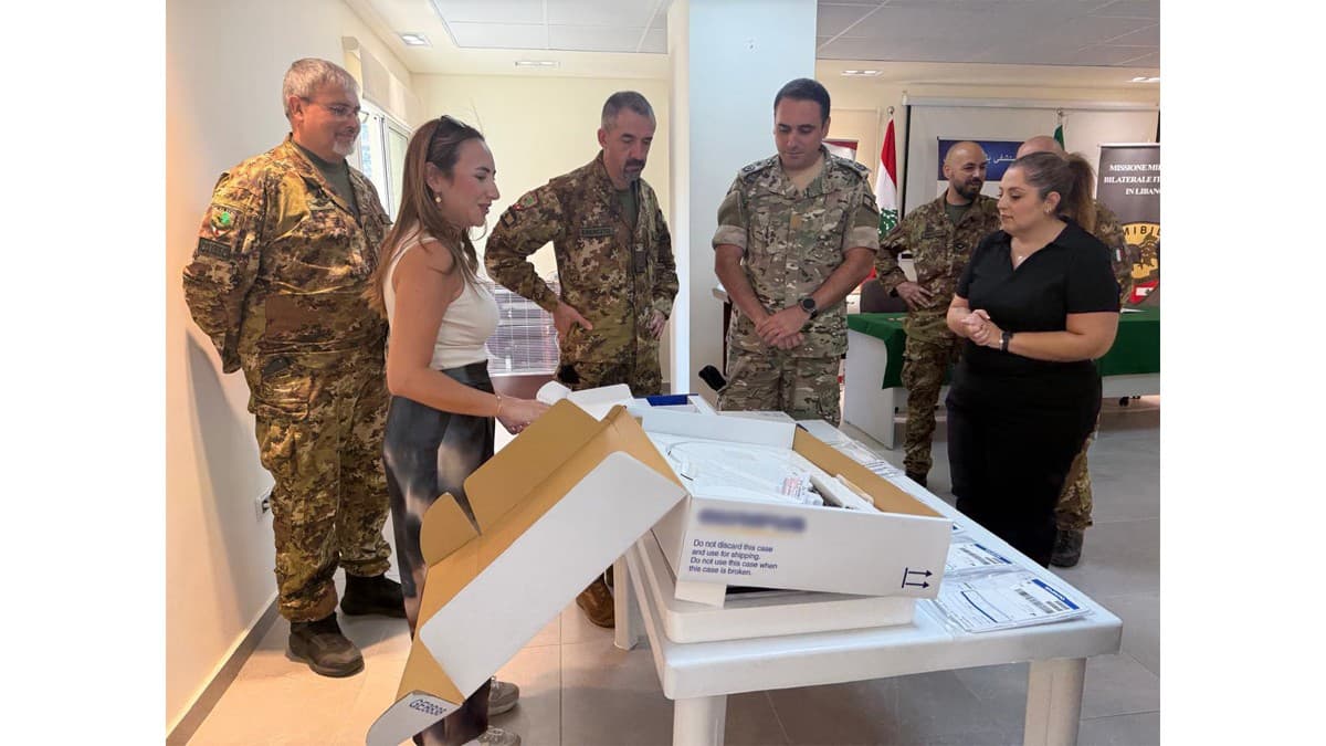 معدات طبية لمستشفى بشري الحكومي ضمن التعاون بين CIMIC والبعثة العسكرية الإيطالية