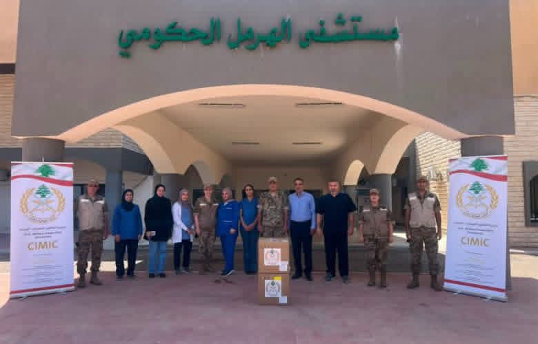 توزيع معدات وتجهيزات طبية على عدد من المستشفيات الحكومية في محافظتَي بعلبك - الهرمل والبقاع*