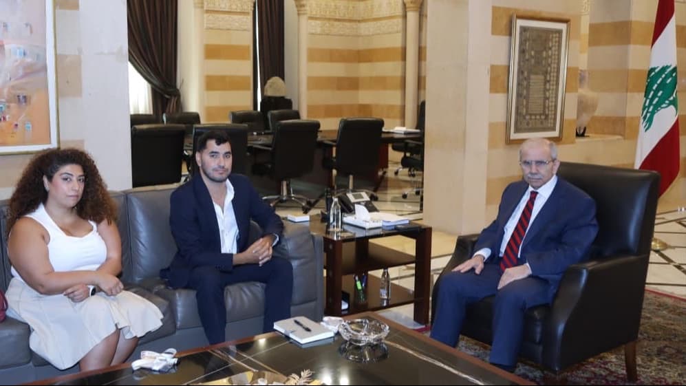 سلام استقبل رئيس رئيس مكتب الشرق الأوسط في منظمة "مراسلون بلا حدود
