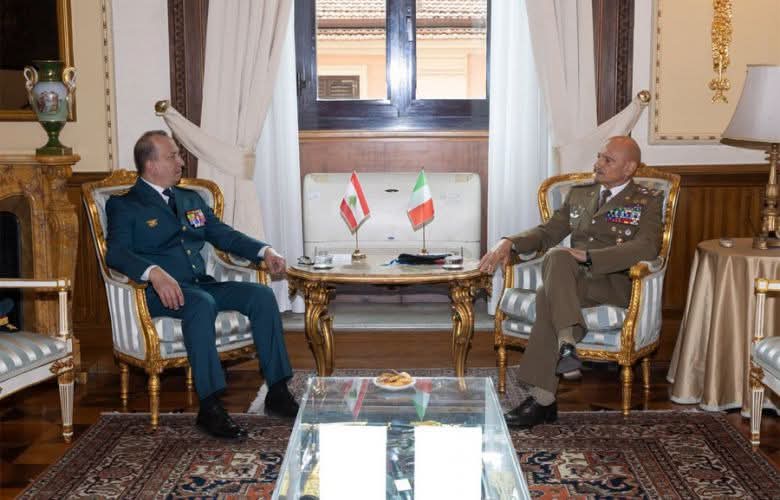 زيارة قائد الجيش إلى الجمهورية الإيطالية