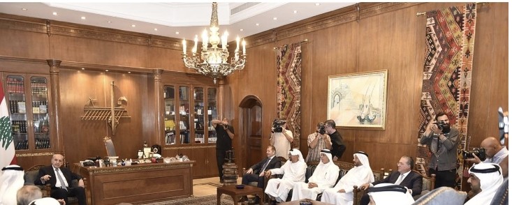 بري يستقبل الوزير الإماراتي لبحث تعزيز التعاون الاستثماري بين لبنان والامارات