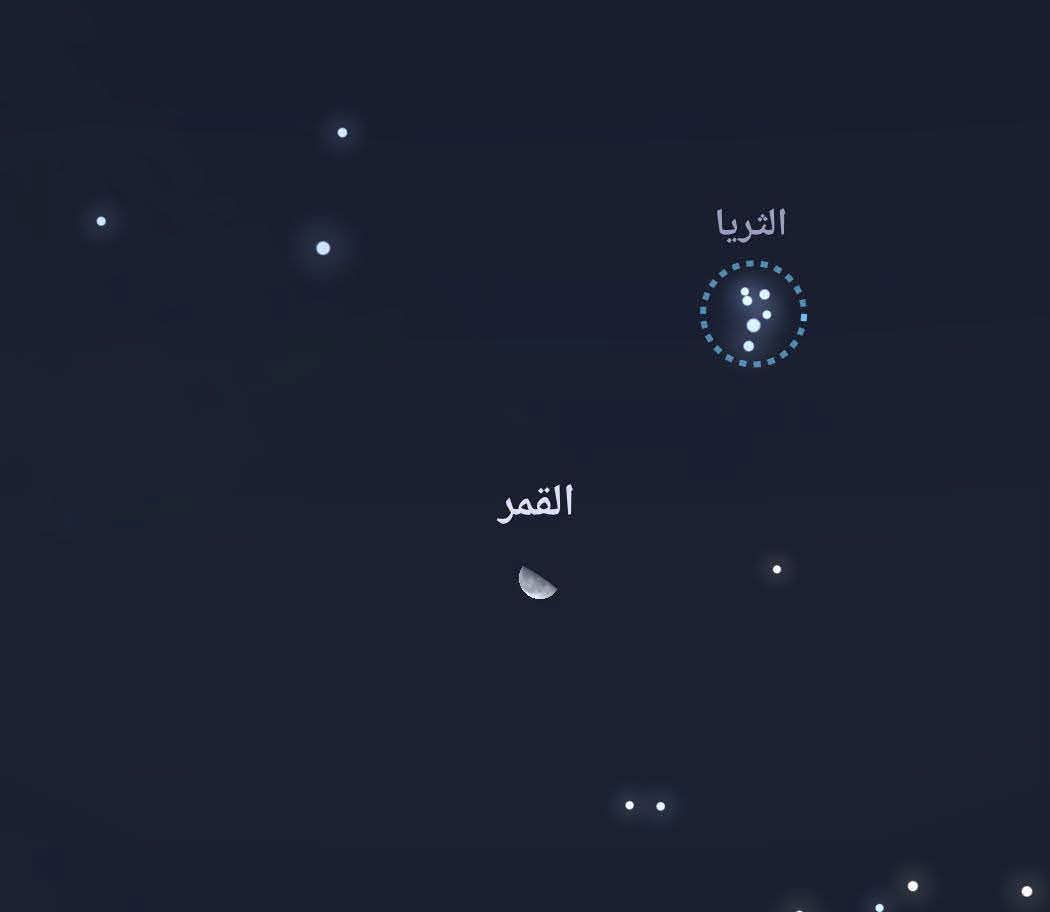 مشهداً فلكياً جميلاً