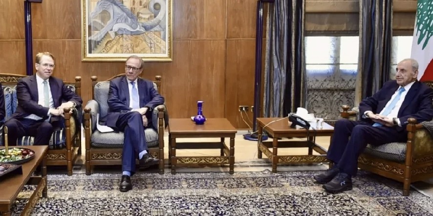 بري يستقبل الموفد الاقتصادي للرئيس الفرنسي
