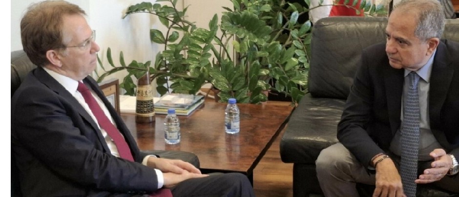 الصدي يعرض مع السفير الفرنسي للخطوات الإصلاحية في قطاع الطاقة
