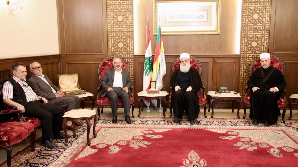 شيخ العقل بحث موضوع الحوار مع وفد ممثل للعلامة فضل الله واستقبل الشيخ حسن وزار كفرنبرخ وبطمة