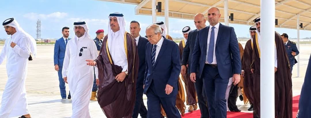 رئيس وزراء قطر يصل إلى بيروت