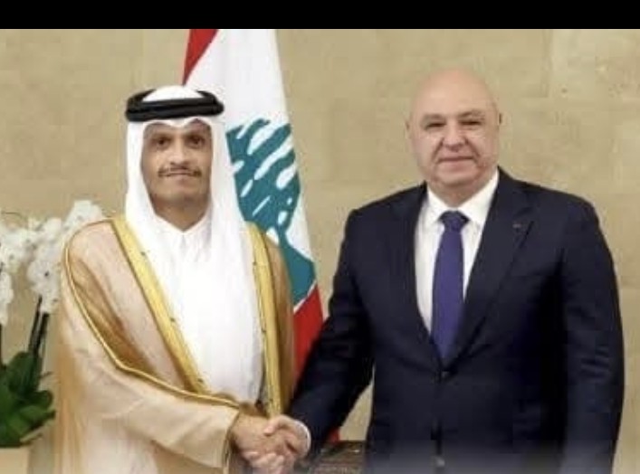 الرئيس عون خلال لقائه رئيس الوزراء القطري: