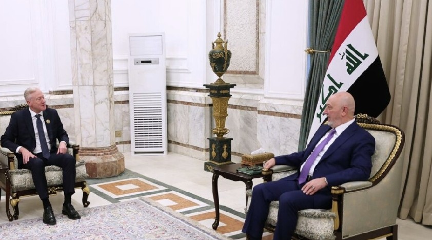 رجي يبحث مع آميدي في حصر السلاح وتفعيل أنبوب النفط كركوك
