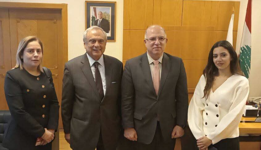 حبيب زار الوزير حيدر وعرض للتعاون بين وزارة العمل ومصرف الإسكان