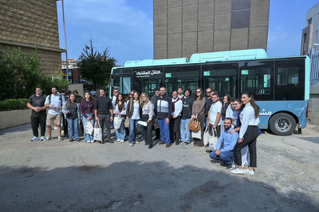 جامعة الروح القدس – الكسليك تنظّم نشاطًا ميدانيًا لتعزيز النقل العام المستدام في لبنان