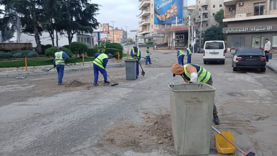 الأمطار الغزيرة التي شهدتها مدينة زحلة