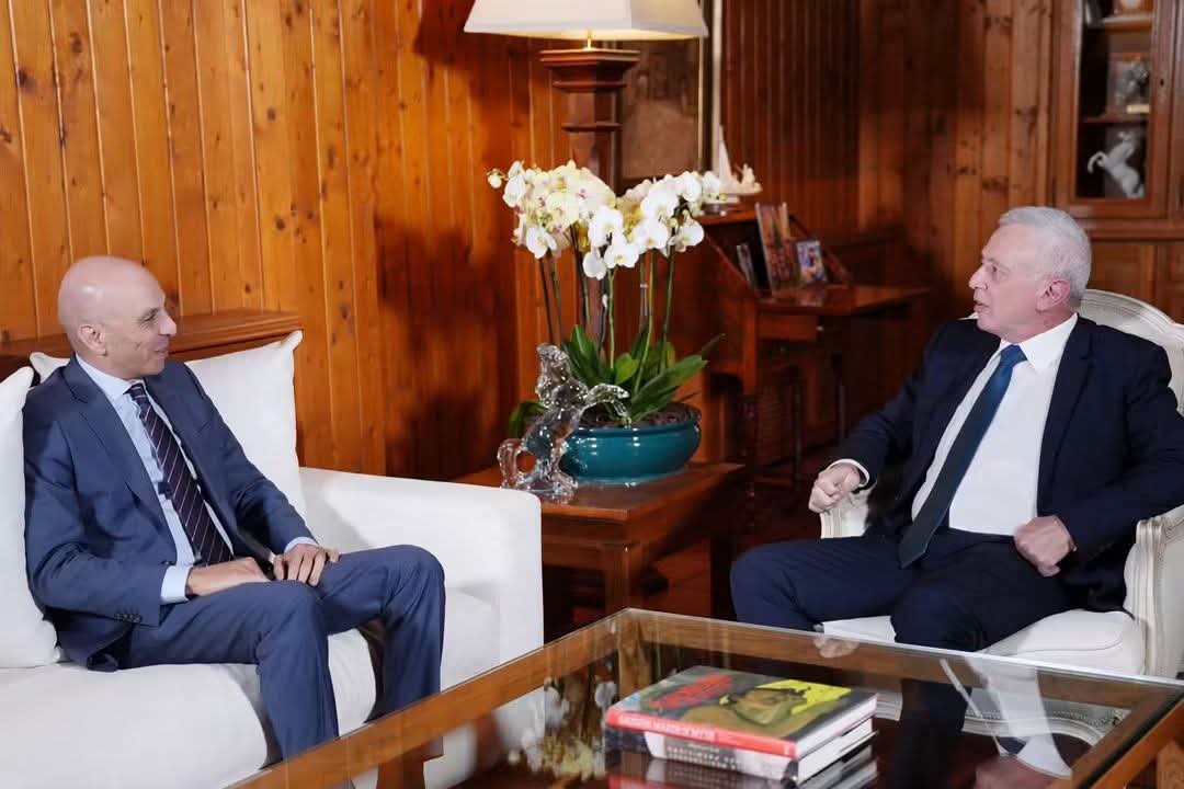 سليمان فرنجيه يستقبل السفير المصري الجديد