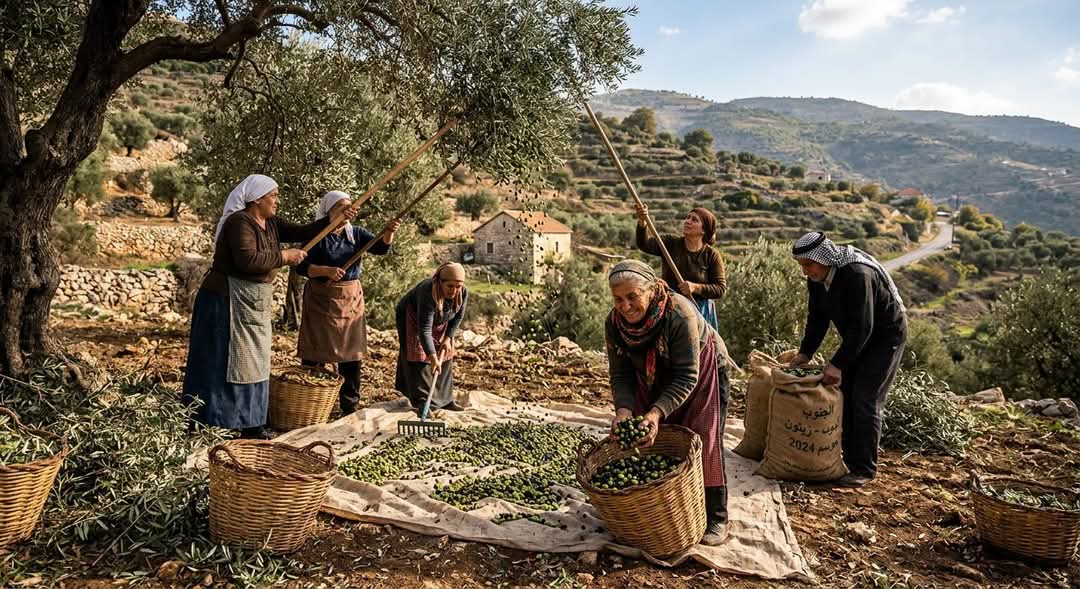 احين يصبح موسم الزيتون معركةً للبقاء