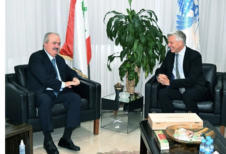 وزير المال بحث مع وفد من برنامج الأمم المتحدة الإنمائي في قطاع الطاقة